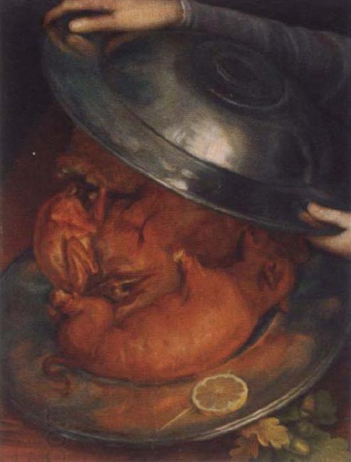 Giuseppe Arcimboldo The cook or the roast disk oil painting picture